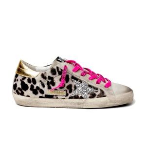 Golden Goose Superstar Sneakers Leopard